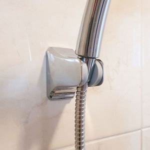 엄지척 무타공 각도조절 샤워기걸이 샤워기홀더