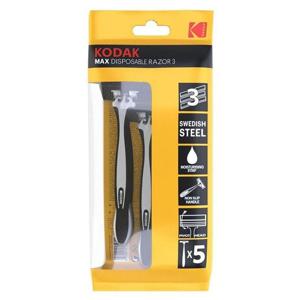 엄지척 코닥 일회용 면도기 3중날 맥스3 5개입