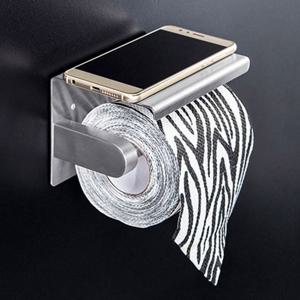 엄지척 튼튼한 스텐 휴지걸이 받침대 무타공 화장지걸이 홀더