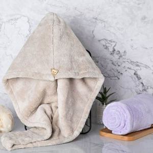 엄지척 머리 카락 말리기 헤어 드라이 건조 타올 타월 수건