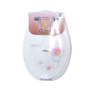 엄지척 코스모스 변기커버 일반형(U형중형)화이트