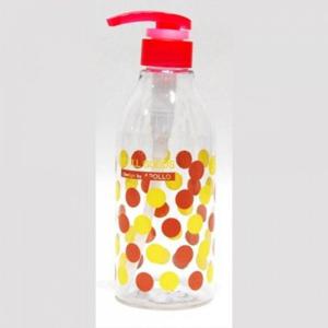 엄지척 도트무니 펌프공병 500ml 욕실소품 욕실용기 소분용기