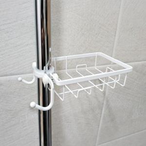 엄지척 샤워기봉 망바구니설치 비누 수세미거치대 타월걸이