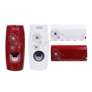 엄지척 [New-clean 치약디스펜서 5인용(색상택일)]치약짜개 칫솔걸이