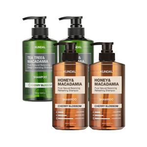 쿤달 쿤달 네이처 샴푸 체리블라썸 500ml x2개+딥클렌징 지성샴푸 체리블라썸 500ml x2개