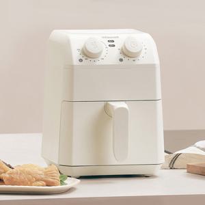 위즈웰 에어프라이어 3L 데일리 큐브 바스켓 고구마 삼겹살 가정용 크림 WA8203