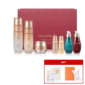 수려한 비책진생 3종 특별기획세트 + 수려한 광채 2종 GWP + 세라믹 괄사 마사저