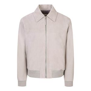 [파렌] 천연 염소가죽 스웨이드 바시티 가죽점퍼 2컬러 (FHGDH9303)