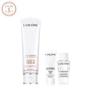 [랑콤] UV 엑스퍼트 톤업 로지 블룸 50ml 세트 (+UV 10ml+에센스 10ml)