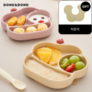 [도노도노] 맘마존 케이크 이유식 흡착식판+볼 세트