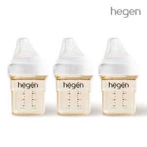 헤겐 애착젖병 PPSU 150ml 트리플팩 3P (1단계 젖꼭지 포함)