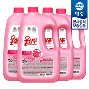 [애경] 울샴푸 중성세제 오리지널 용기 3L x4개