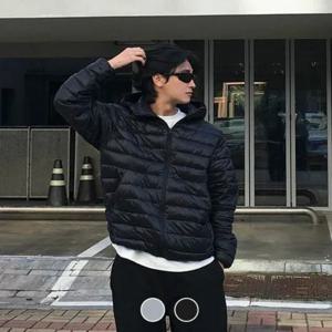 [지오다노]075940 남자 겨울 액티브 시티레저 후드 집업 퀼팅 경량 다운 자켓 075940