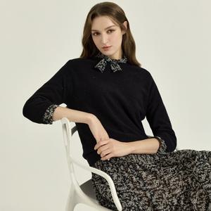 [론칭가 129000원] 리오벨 호주산 울 블렌딩 글리터 홀가먼트 7부 니트