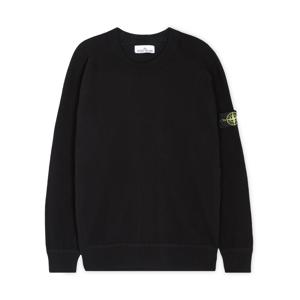 스톤아일랜드 남성 와펜 패치 블랙 니트 K1S155100036 S00B5 V0029