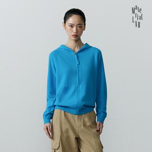 머티리얼랩 25FW 320g 호주울100% 후드집업