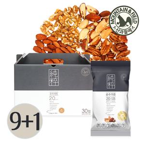 [9+1]산과들에 오직견과 하루견과 순수가온 30봉 명절선물세트