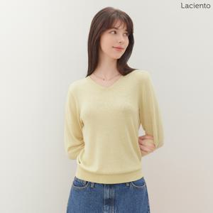 [런칭가 69900원] 라씨엔토 실크 캐시미어 블렌딩 홀가먼트 니트