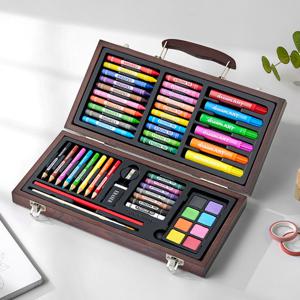 [미술용품세트] MS-55W 크레용 물감 색연필 크레파스 도안 컬러링 연필 어린이날 선물 색칠