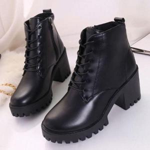 패션 여자 워커 구두 신상 슈즈 키높이 부츠 신발 (WC5B6BD)