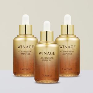 [코리아나] 위네이지 골든 스네일 앰플 50ml 1+1+1