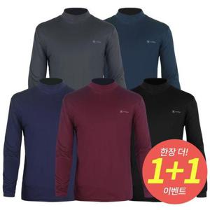 기능성 소프트 기모 반목 티셔츠 1+1