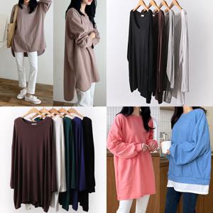 여성 빅사이즈티셔츠 빅사이즈맨투맨 가을여성티셔츠