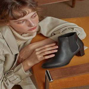 [오브엠][오브엠][택가278,000] 여성 기모 첼시 앵클부츠_S13A9209