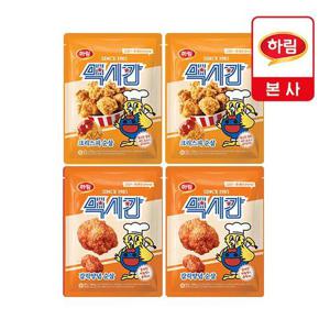 [맥시칸] 크리스피 순살 2봉+갈릭양념 순살 2봉 세트