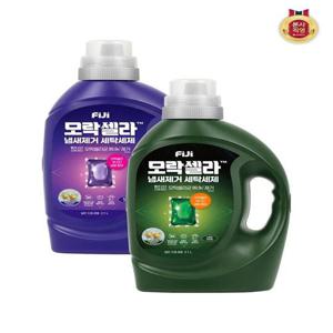 [피지]피지 모락셀라 냄새제거 액체세제 일반드럼 겸용 용기 2.1L x 1개(2종 택1)