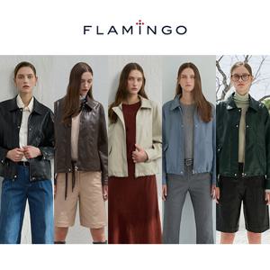 [후라밍고] 25FW VEGAN LEATHER 블루종 점퍼 1종