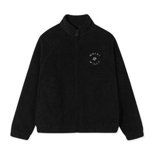 [와키윌리]와키윌리 우먼스 시어링 집업 블루종 블랙 WA2503JK65BK