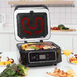 퀸나 안나 4세대 무연 양면 전기그릴 / 상하양면 동시가열