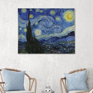 카페 인테리어 명화 별이빛나는밤에 액자(60x50cm)