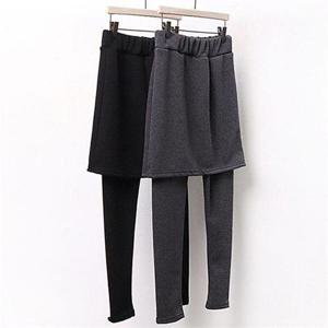 [시드마켓]융털 피치 기모 치마 레깅스 1113623S 빅사이즈 여성