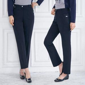 [모슬린]엄마옷 레오배색 기모 일자 정장바지 MQG124667 마담/미시옷/중년여성의류/빅사이즈/50대/60대여..