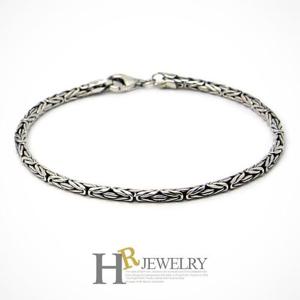 [호림쥬얼리]실버92.5/은팔찌/세련(HR)실버 플렉스 매듭 팔찌(2.3mm)(NO.52337)