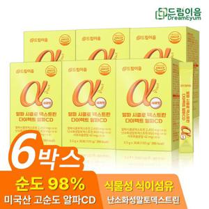 드림이음 알파 시클로 덱스트린 다이렉트 알파 CD 3.5g x 30포 6박스
