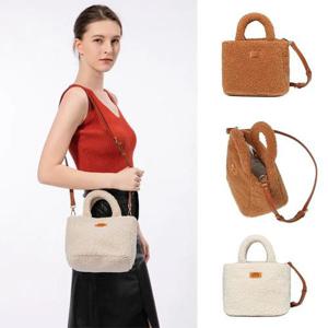 호주정품 DK어그 미니 토드 뽀글이 양털 여성 핸드백 DH003