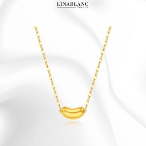 [리나블랑] 18K 러브빈 목걸이