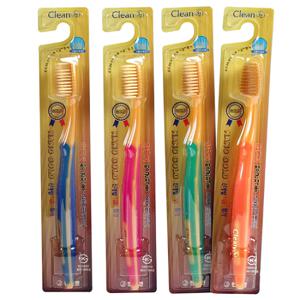 (한셀)클린32 나노골드(이중미세모) 칫솔 / NA-02 / 10개