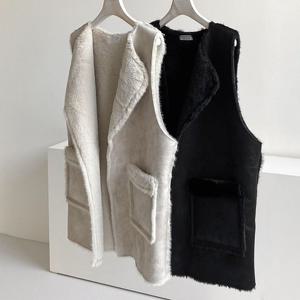 빅사이즈사랑해요 C011L210 리치퍼베스트무스탕 BE