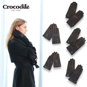 [연말 크리스마스 선물준비]크로커다일 스마트폰 터치 양 가죽  남/여 장갑 ♥케이스증정 5종택1 무료배송