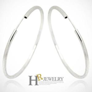 [호림쥬얼리]실버92.5/Silver/은귀걸이/세련(HR)실버 링 파이프 귀걸이(5.5cm)-2
