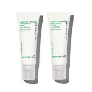 이니스프리 그린티 히알루론산 수분 선세럼 50ml+50ml (AD)