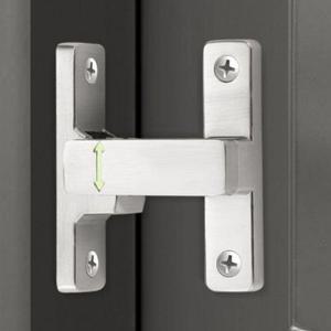 실버 슬라이딩 도어 잠금 고리 문걸쇠 안전장치 WFL0BHQ