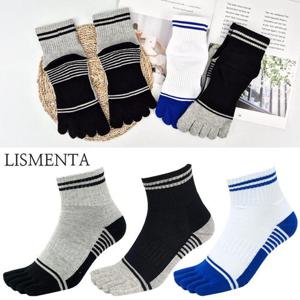 남성 리스멘타 스포츠발가락양말 남자 두꺼운 이중쿠션바닥 등산 중목양말 패션 토우삭스