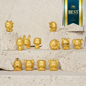 [한국금다이아몬드] 순금 동물 기념품 십이지신 피규어 24K 3g 12종 택1
