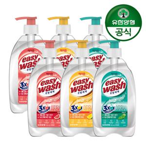 [유한양행] 해피홈 주방세제 이지워시 720mL X6개