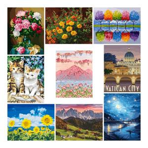 풍경 명화 DIY 그림그리기 캔버스 40x50cm 모음 (23종 택1)